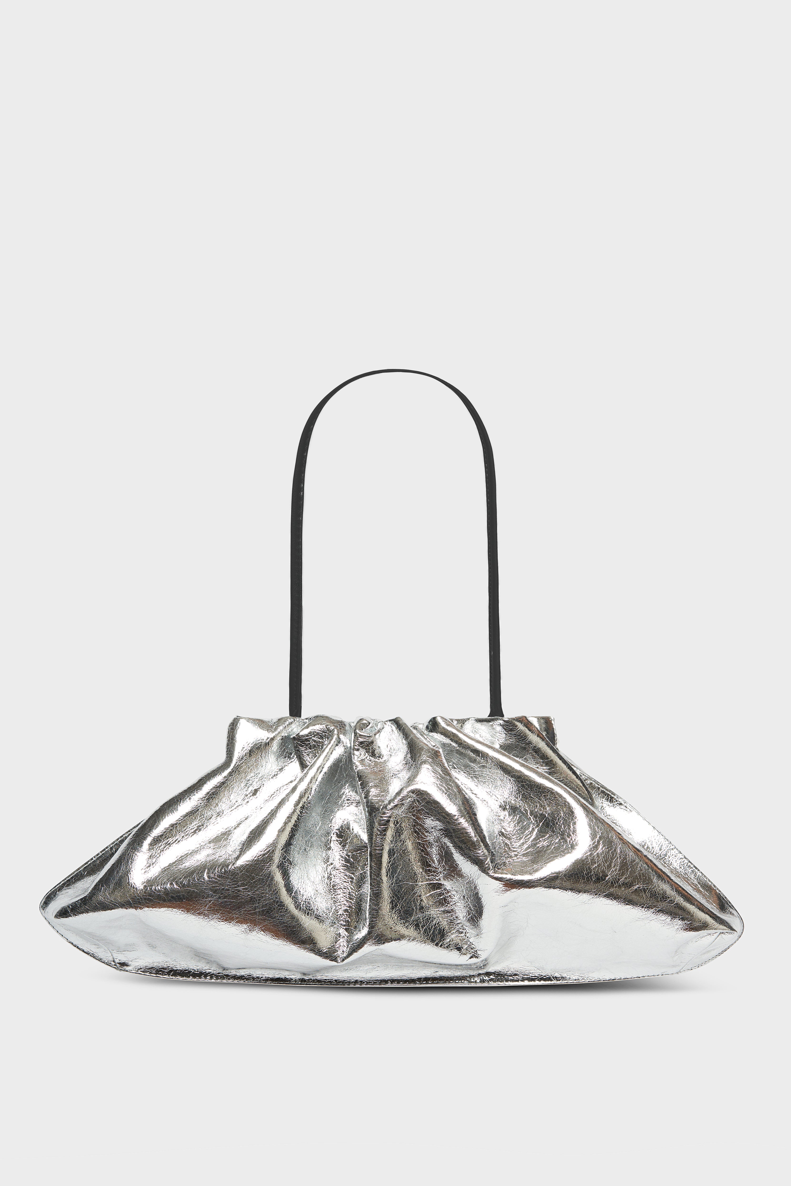 Cloud Bag in Metallic Silver