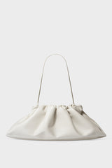 Cloud Clutch Bag in Smooth Off White
