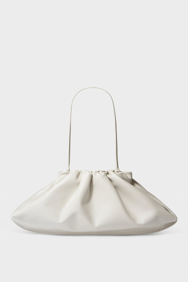 Cloud Clutch Bag in Smooth Off White