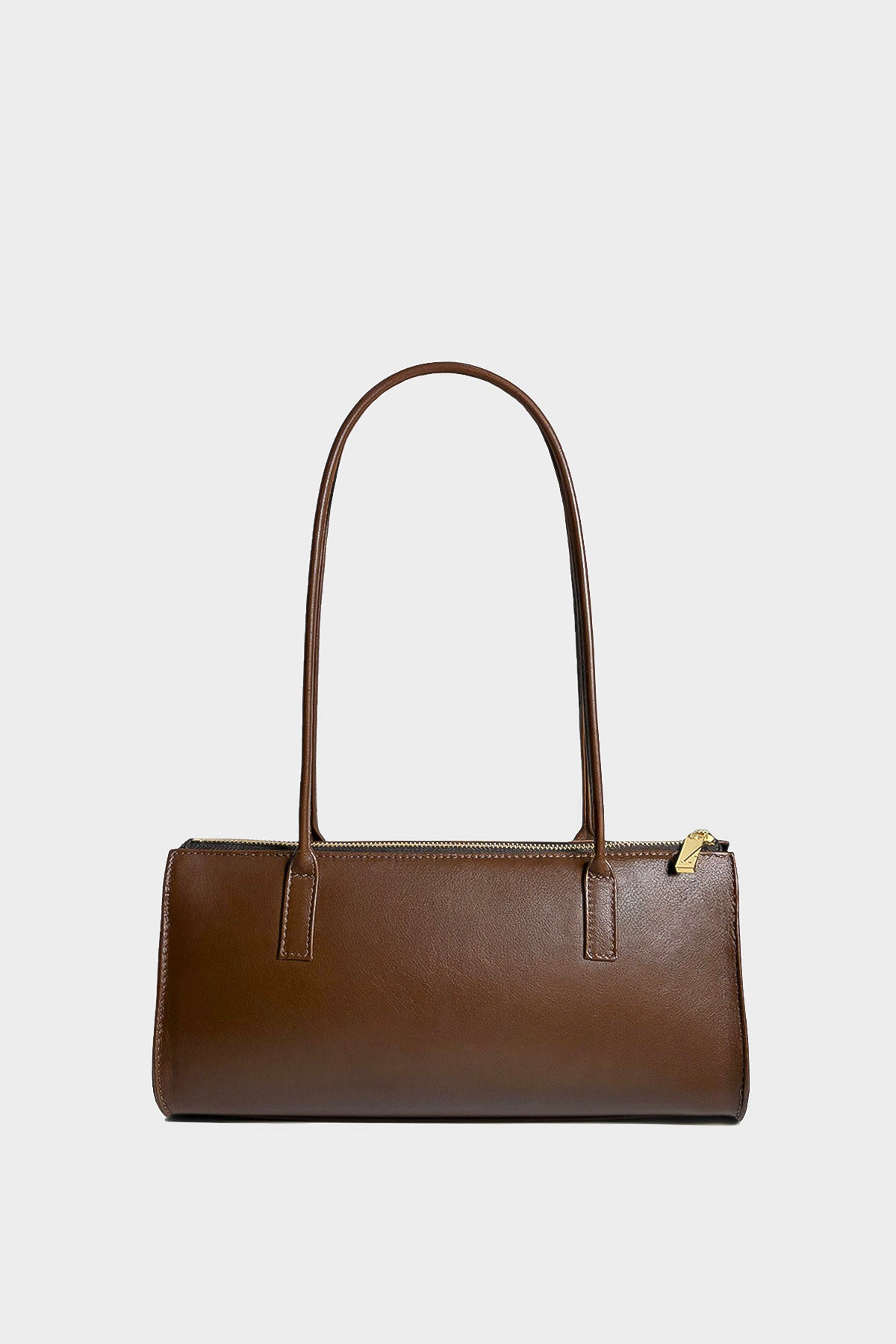Cylinder Shoulder Bag in Smooth Chestnut