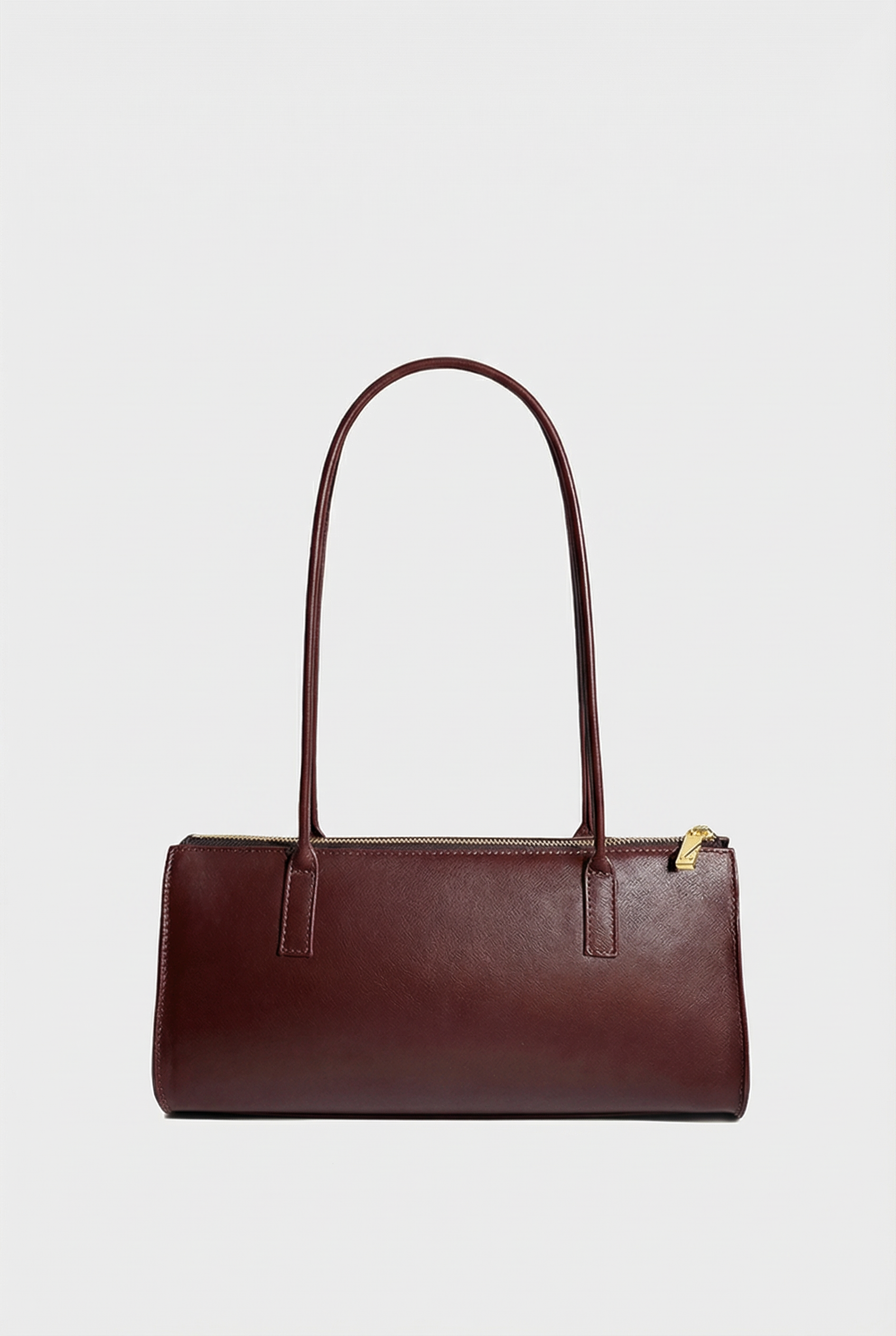 Cylinder Shoulder Bag in Smooth Burgundy