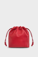 Draw Crossbody Bag in Grain Red