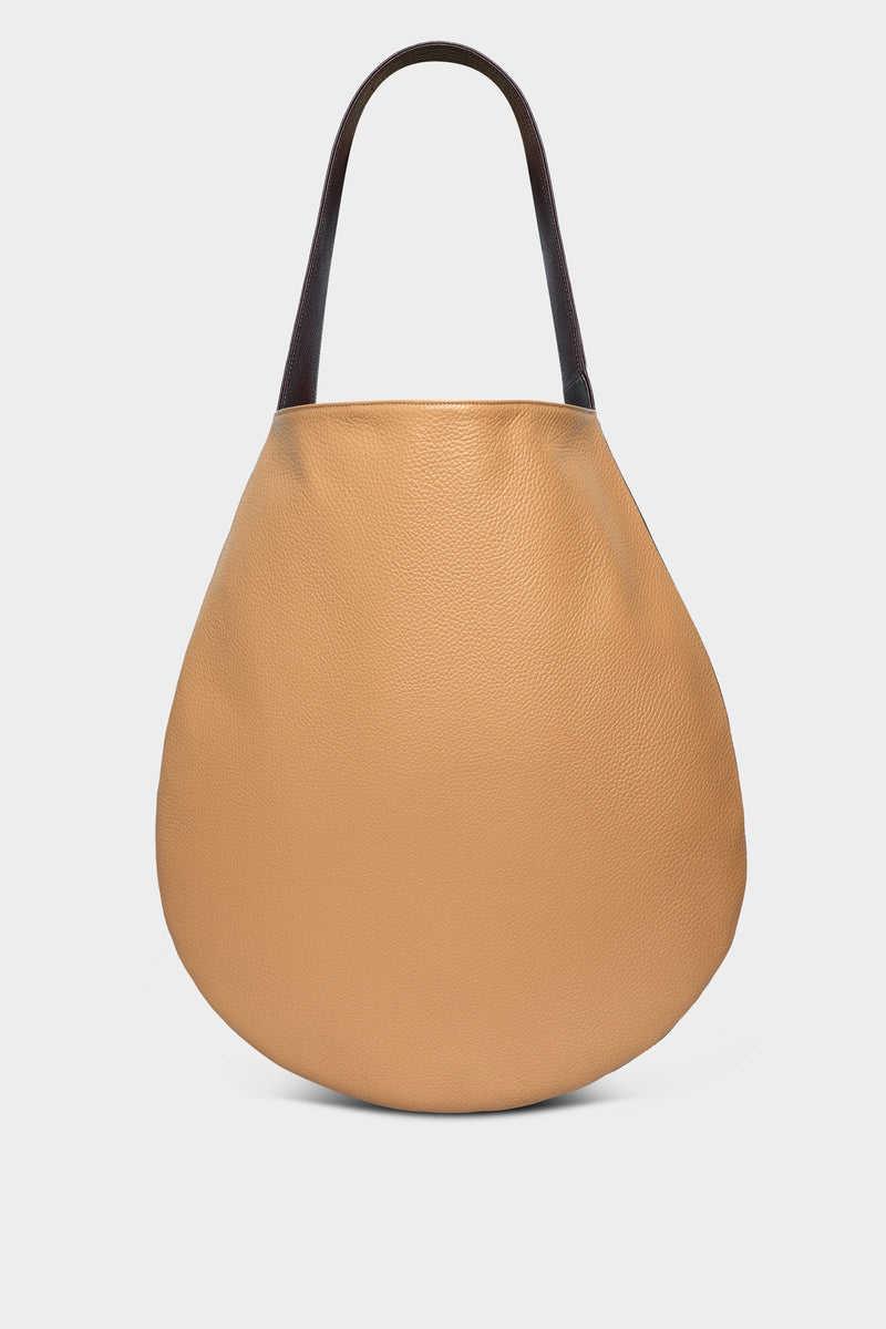 One Hobo Bag in Grain Burgundy/Beige