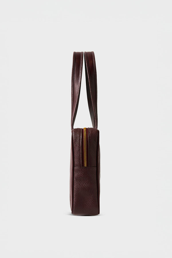 Casey Shoulder Bag in Grain Burgundy