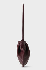 Mini Cloud Clutch Bag in Smooth Burgundy