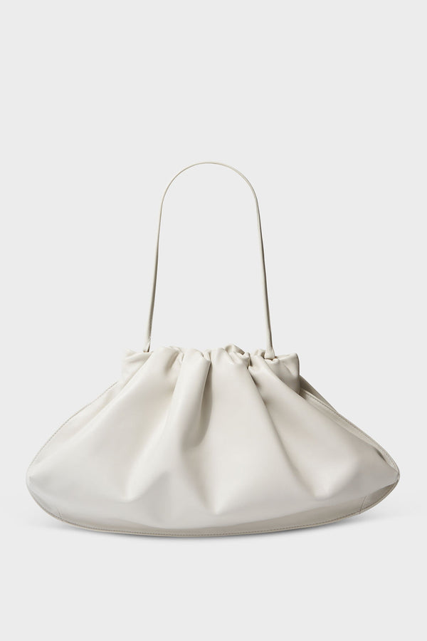 Cloud Clutch Bag in Smooth Off White