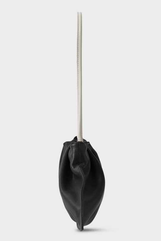 Mini Cloud Clutch in Smooth Black