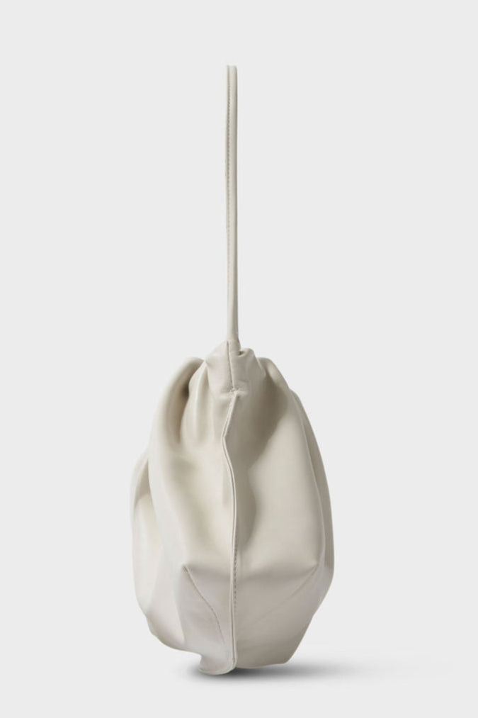 Cloud Clutch Bag in Smooth Off White