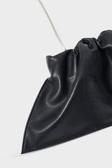Mini Cloud Clutch Bag in Smooth Black