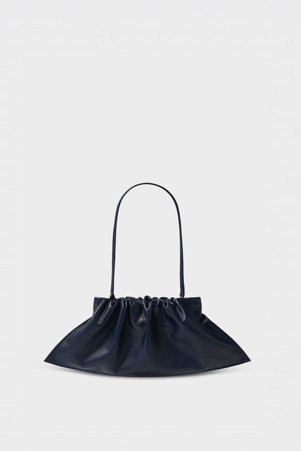 Mini Cloud Clutch Bag in Smooth Navy