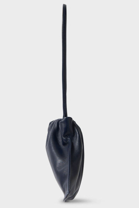 Mini Cloud Clutch Bag in Smooth Navy