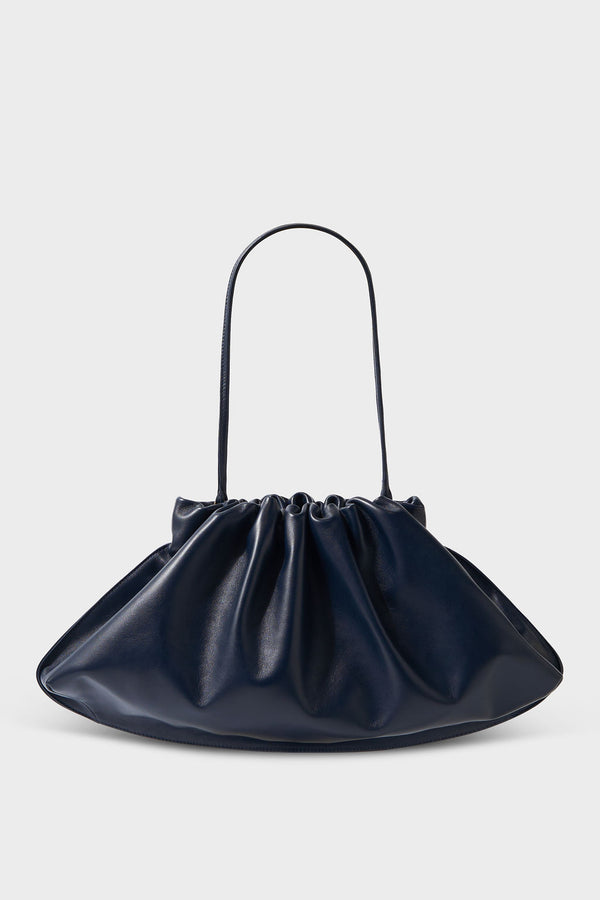 Cloudy Clutch Bag in Smooth Navy