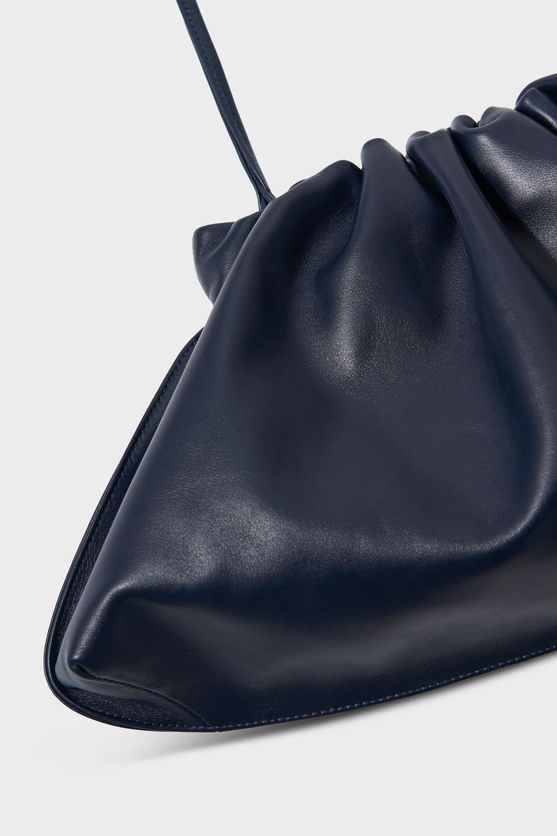 Cloud Clutch Bag in Smooth Navy