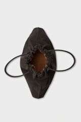 Big Cloud Shoulder Bag in Suede Dark Brown