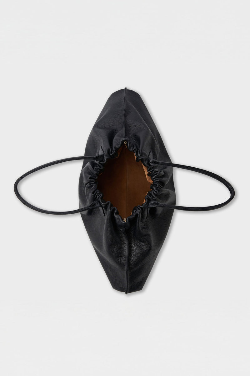 Big Cloud Shoulder Bag in Grain Black
