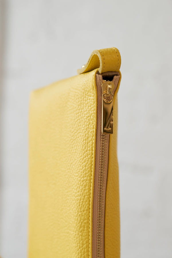 Signature Pouch in LUI Yellow