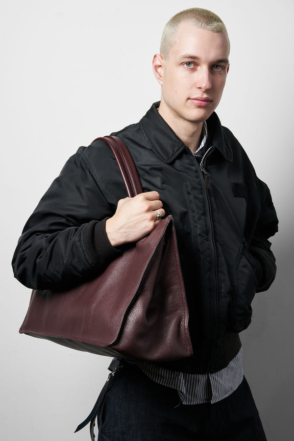 Junior Suite Tote Bag in Grain Burgundy