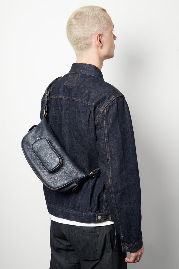 Pocket Rocket Hobo in Grain Navy