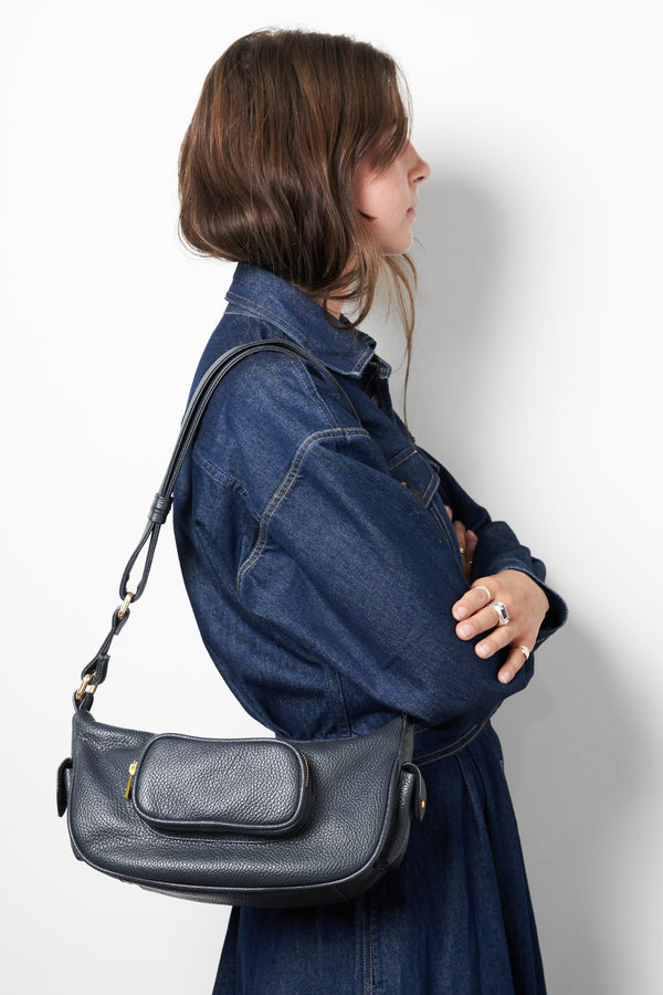 Pocket Rocket Hobo in Grain Navy