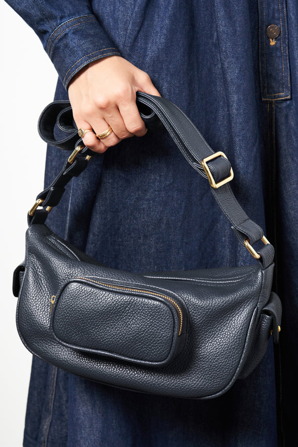 Pocket Rocket Hobo in Grain Navy