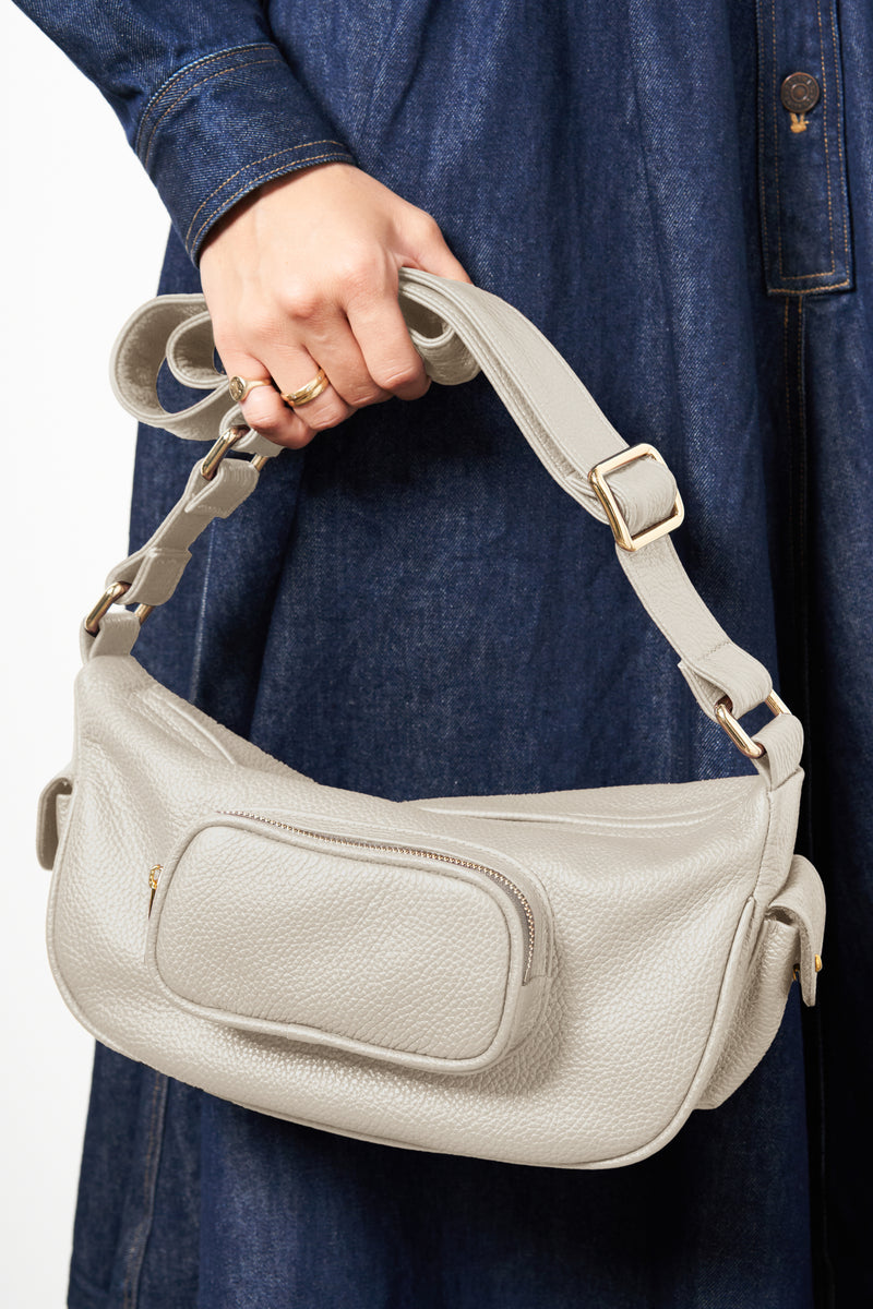 Pocket Rocket Hobo in Grain White Wash