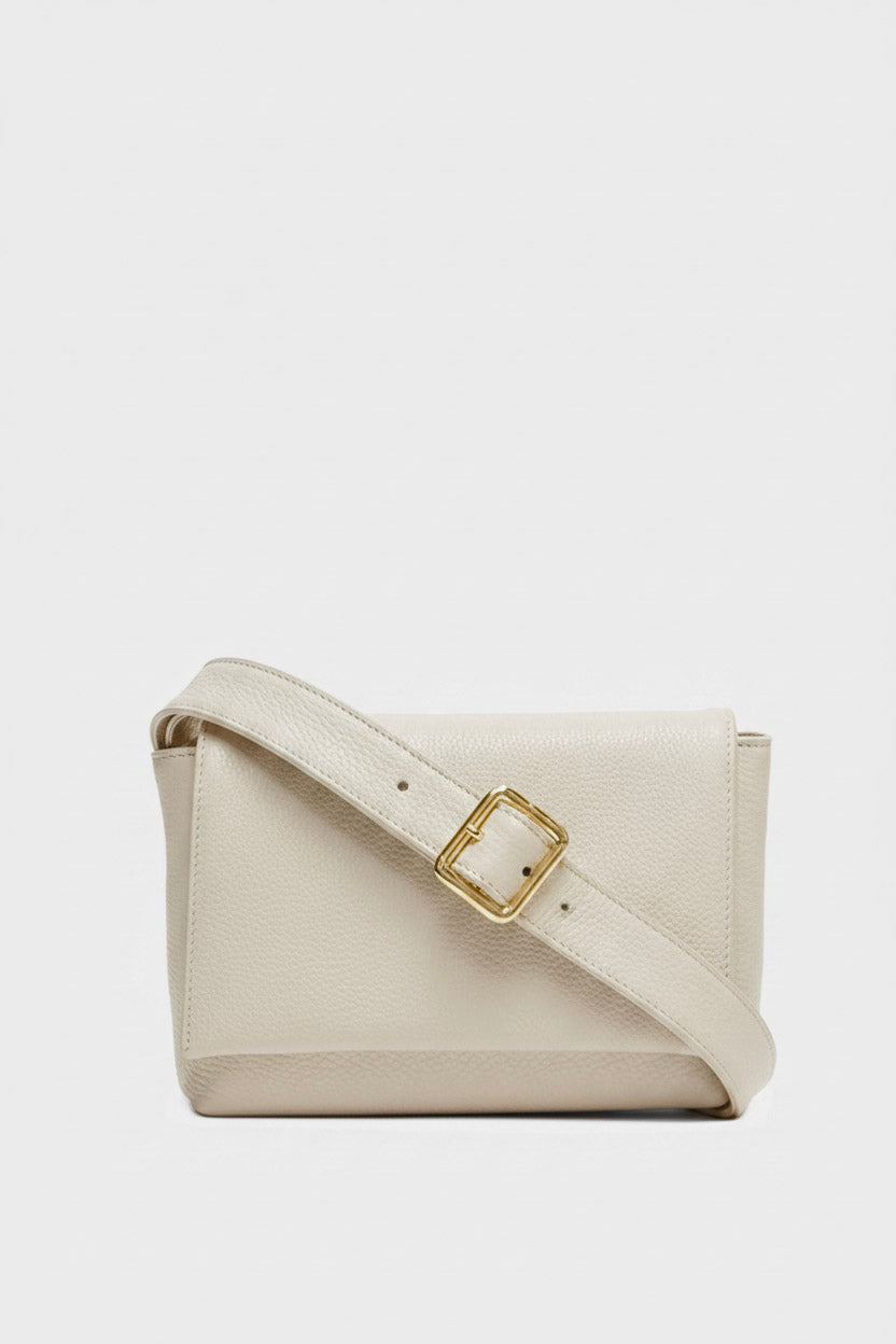 Encase Satchel in Grain White Wash