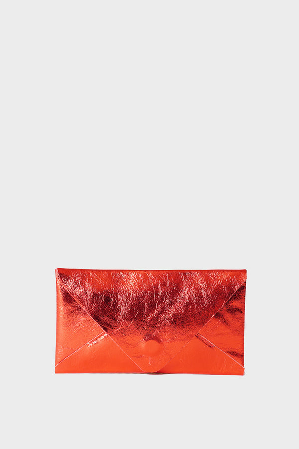 Envelope Metallic Red