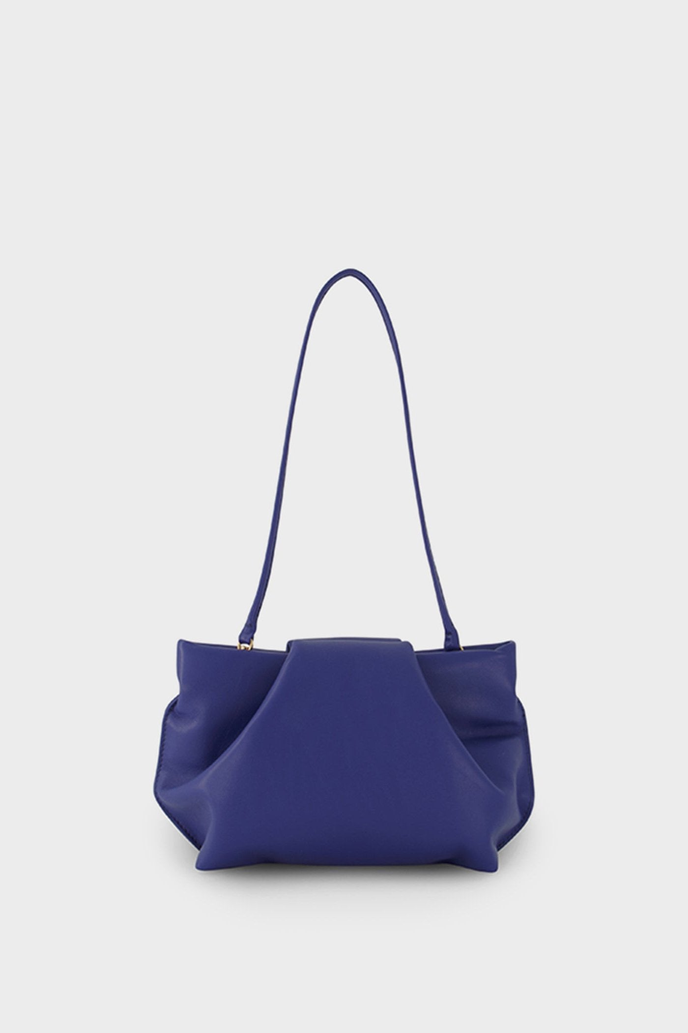 Fold Clutch Mini Smooth Cobalt
