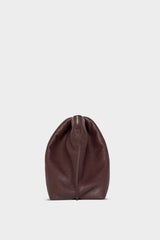 Fold Clutch in Grain Burgundy