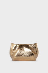 Fold Clutch Mini in Metallic Gold