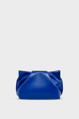 Fold Clutch Mini Smooth Cobalt
