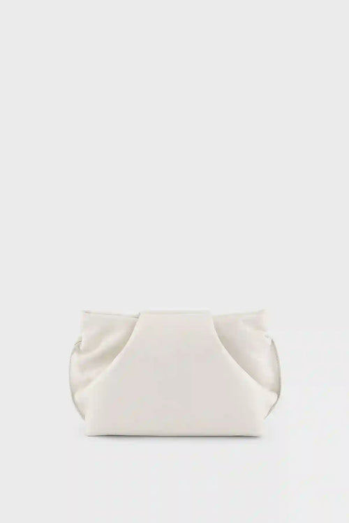 Fold Clutch Mini in Smooth Off White