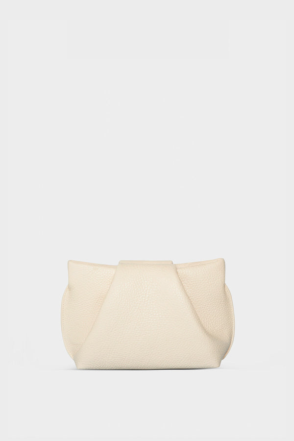 Fold Clutch Mini in Grain White Wash