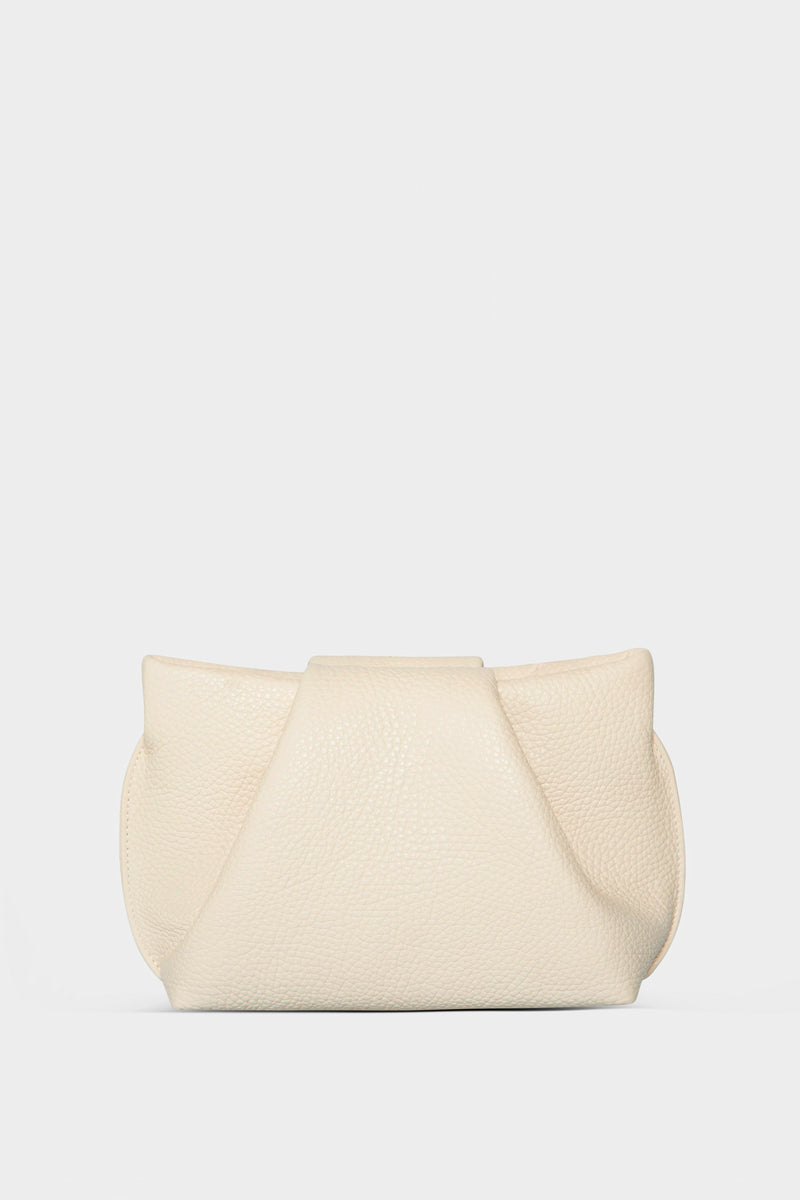 Fold Clutch Mini in Grain White Wash