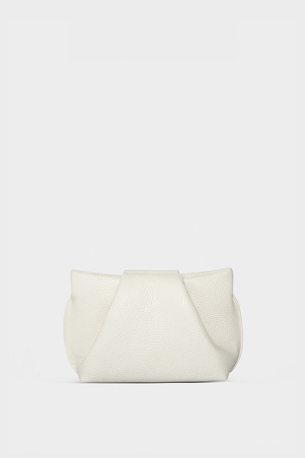 Fold Clutch Mini in Grain White Wash