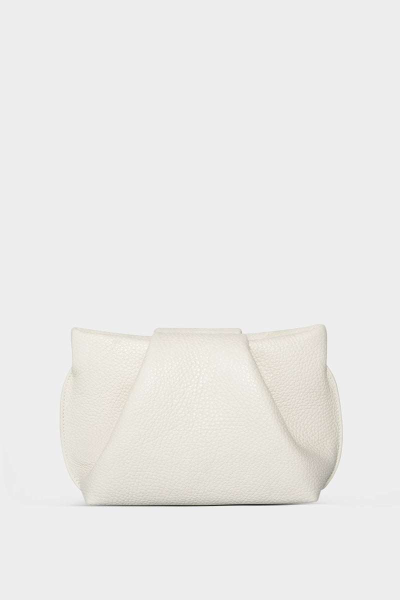 Fold Clutch Mini in Grain White Wash