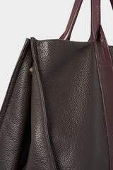 Jumbo Grocer Deluxe Tote Bag in Dark Brown