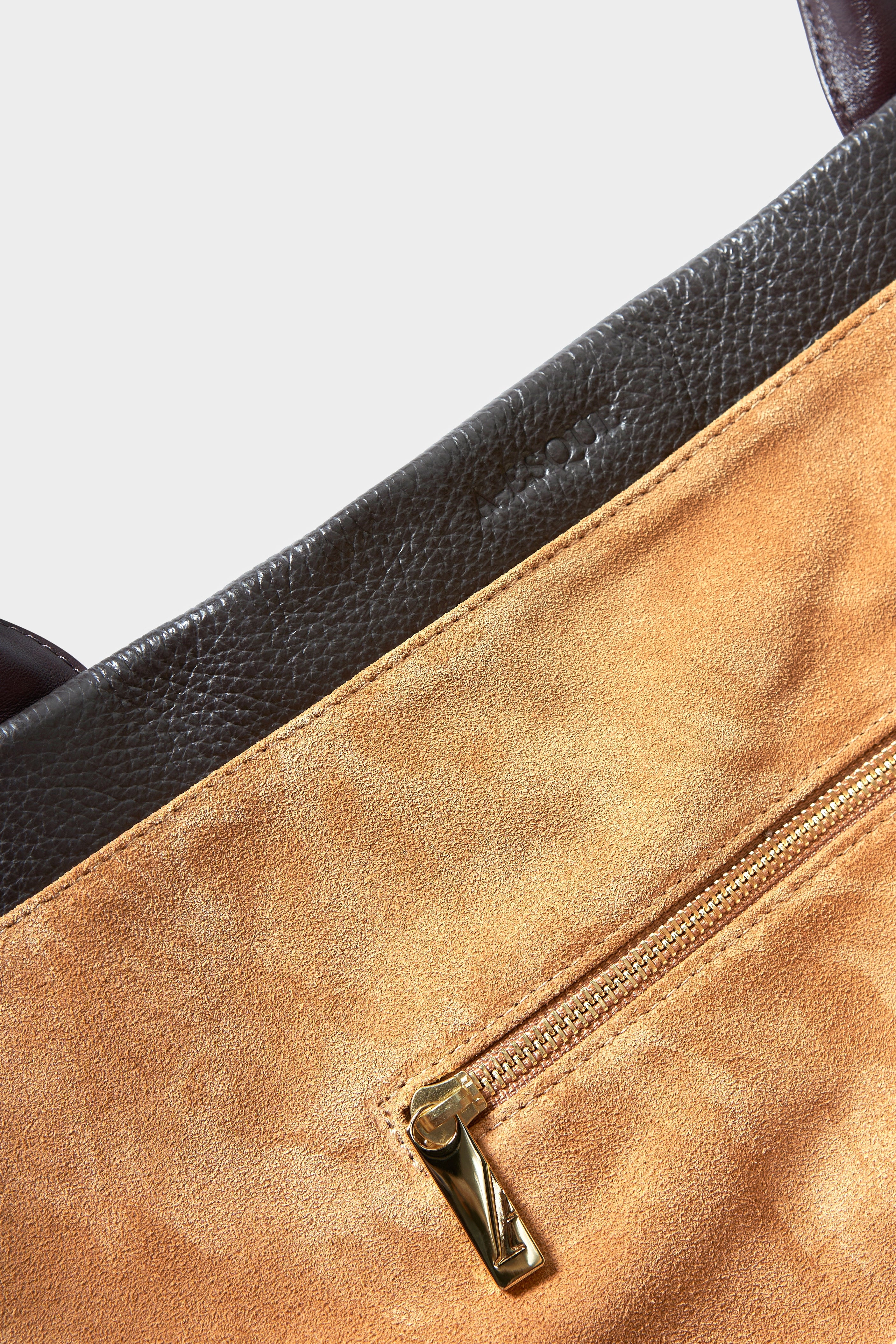 Jumbo Grocer Deluxe Tote Bag in Dark Brown