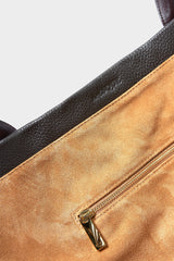Jumbo Grocer Deluxe Tote Bag in Dark Brown
