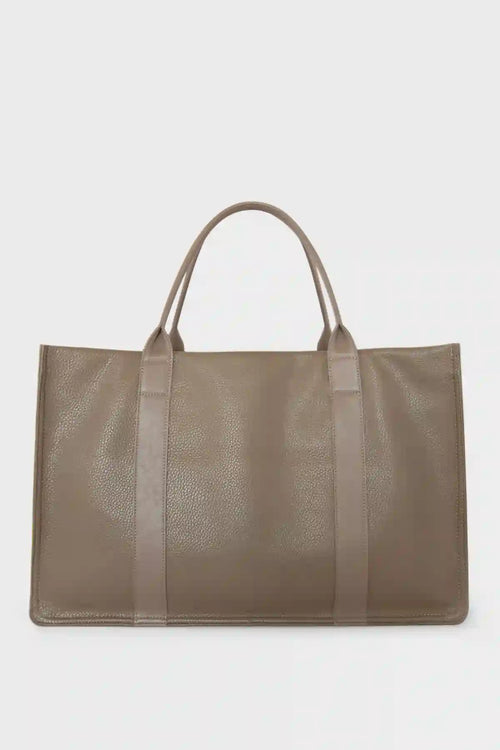 Grocer Deluxe Tote in Grey Elephant