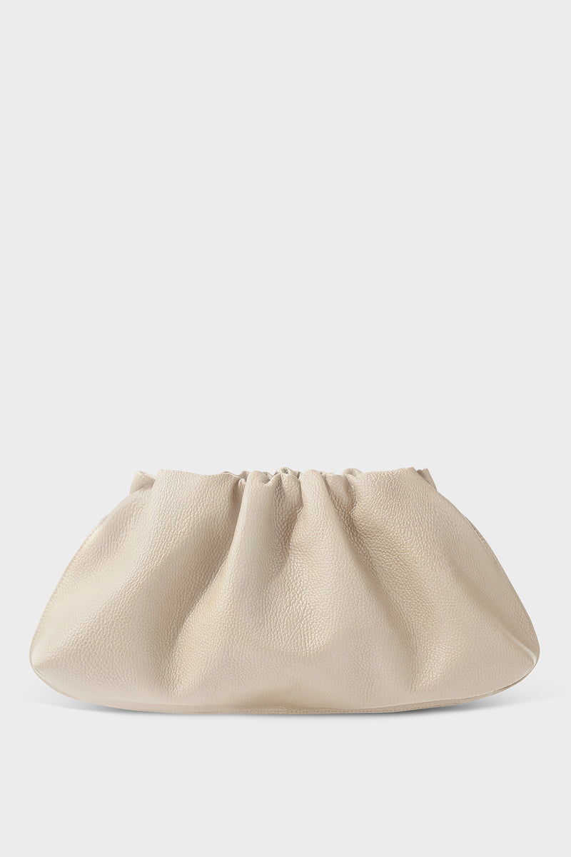Grain Cloud Bag in White Wash
