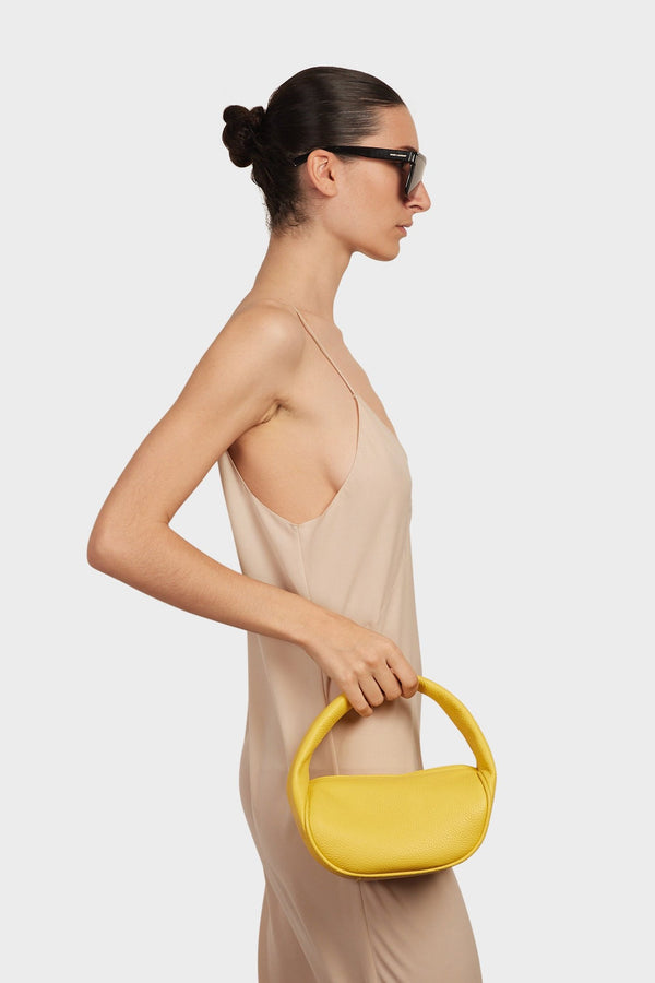 Mini Halo Bag in Grain Yellow