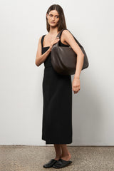 Halo Day Shoulder Bag in Dark Brown