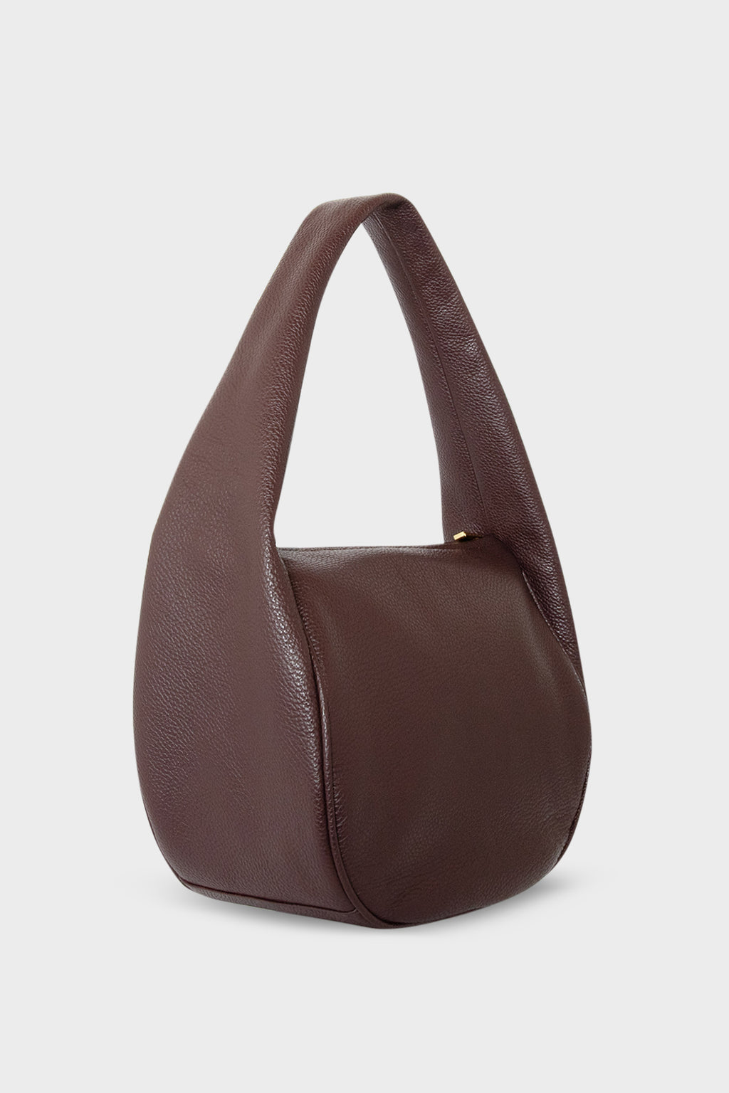 Midi Halo Shoulder Bag in Burgundy