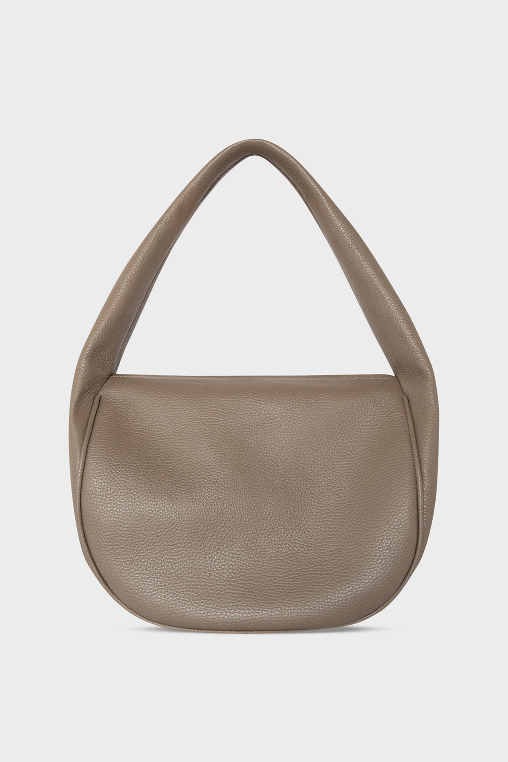 Midi Halo Shoulder Bag in Grain Grey Elephant