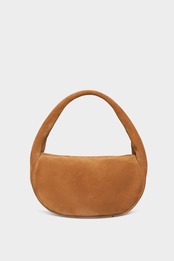 Mini Halo Bag in Suede Tan