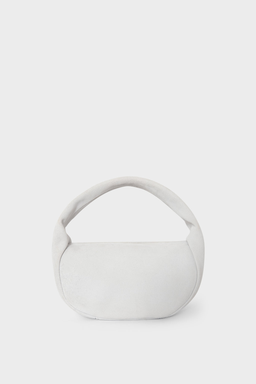 Mini Halo Bag in Suede White