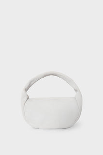 Mini Halo Bag in Suede White