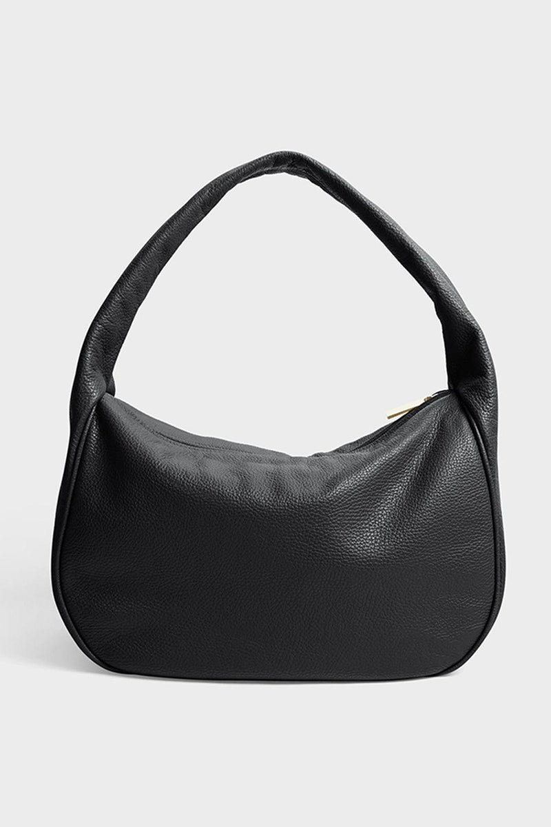 Halo Day Shoulder Bag in Grain Black