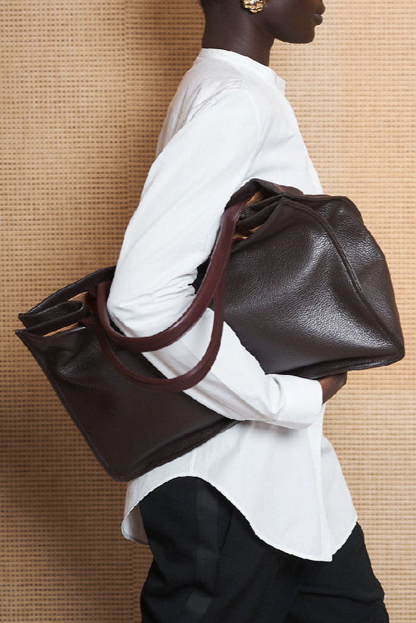 Junior Suite Tote Bag in Grain Burgundy